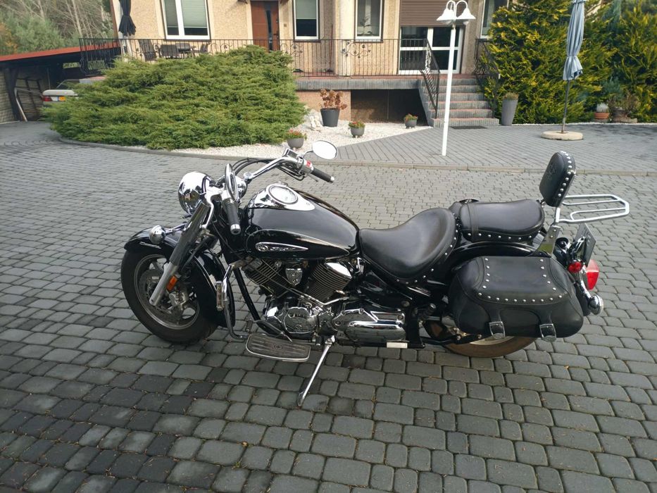 Yamaha DragStar 1100 cały motor oryginalny lakier