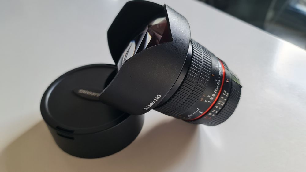 Samyang 14 mm F 2.8 dla Nikon + filtry z holderem