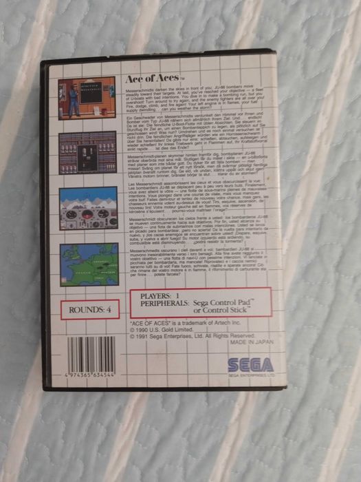 Jogo Ace of Aces - SEGA Master System (Venda ou troca)