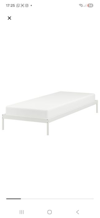 Cama solteiro com. Colchão