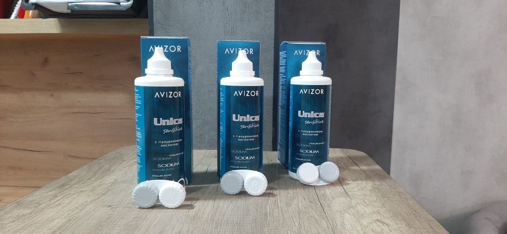 Розчин для контактних лінз Unica sensitive 350ml Avizor до 03.2026