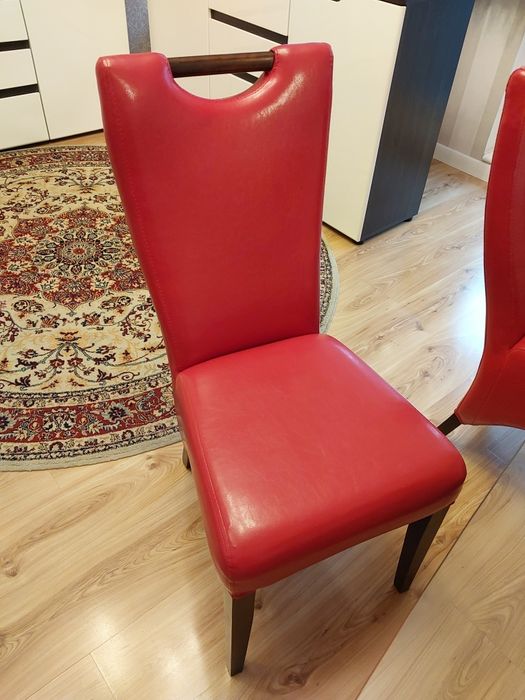 Komplet krzeseł z eco skóry 6sztuk