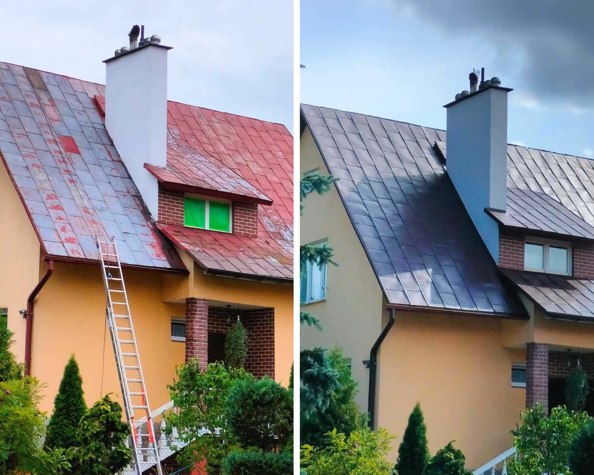 Mycie i malowanie dachu