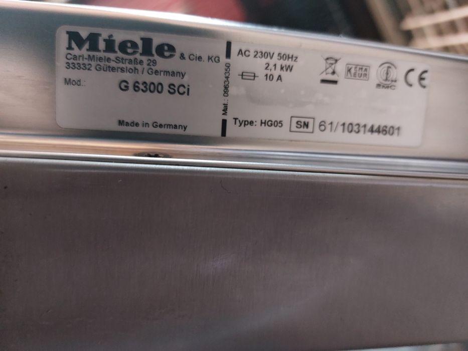 MIEIE G 6300 SCI посудомойка в робочому стані На оболоні можлива доста