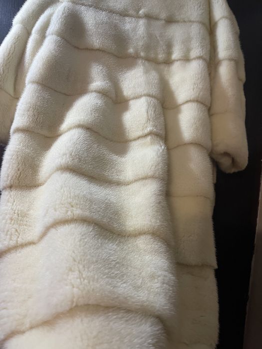 Норковая Шуба Белая Жемчуг! Италия! Шанель! Недорого! Новая!