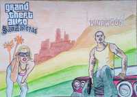 Obraz Grand Theft Auto San Andreas