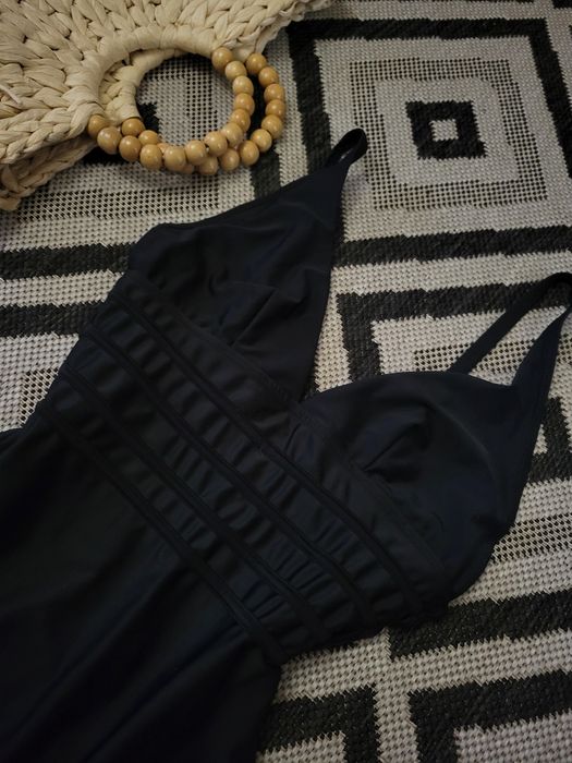 Купальник asos закритий жіночий женский слитный закрытый чорний чёрный