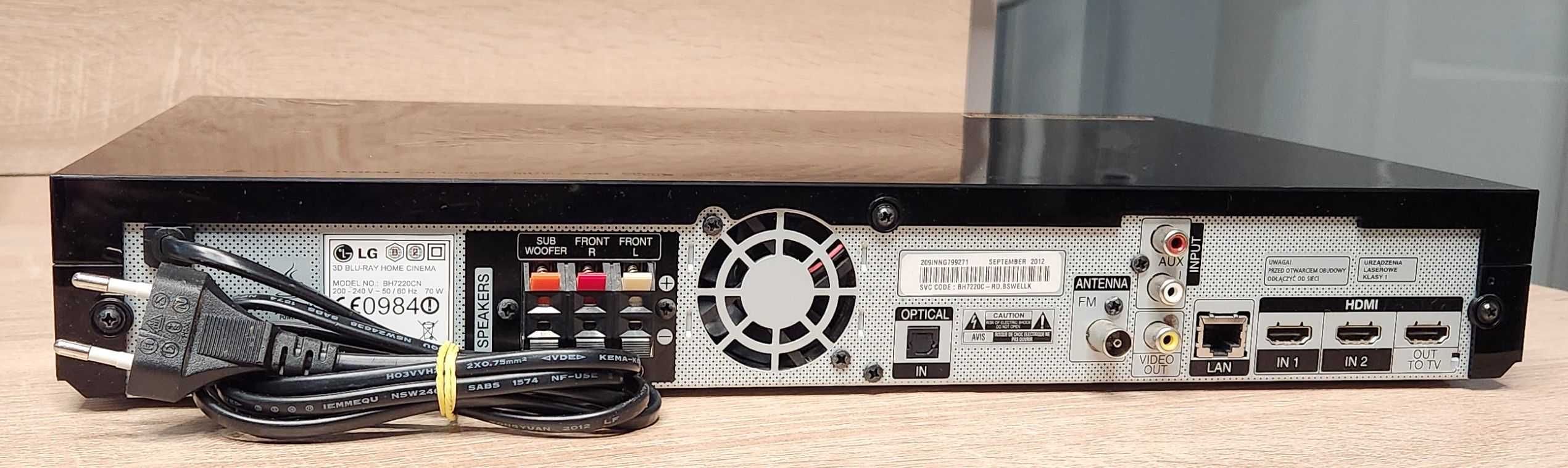 LG Blu-ray 3D odtwarzacz