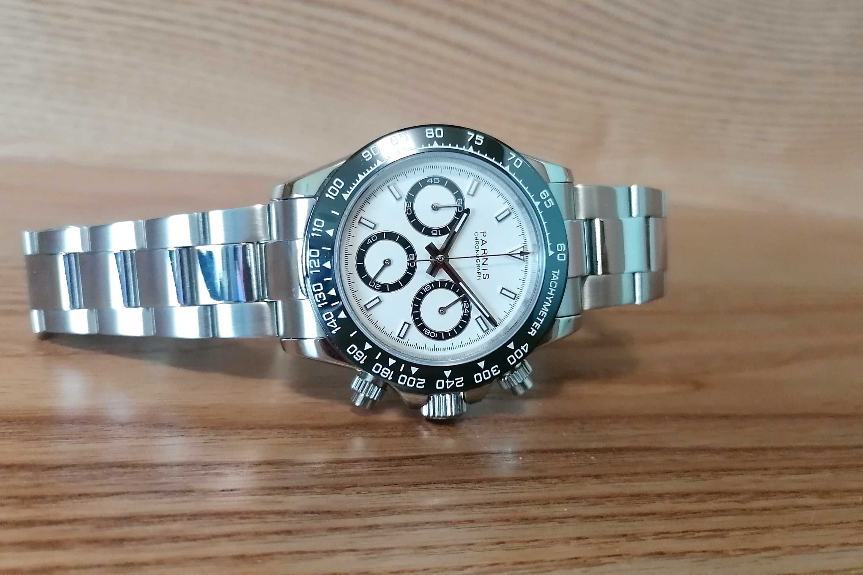 Sprzedam Zegarek Parnis Daytona Chronograph White.