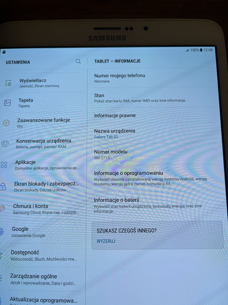 Tablet Samsung Galaxy Tab S2