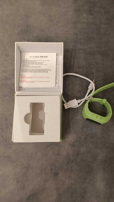 Zegarek KIDS SMARTWATCH dla dzieci lokalizator GPS SIM, zielony