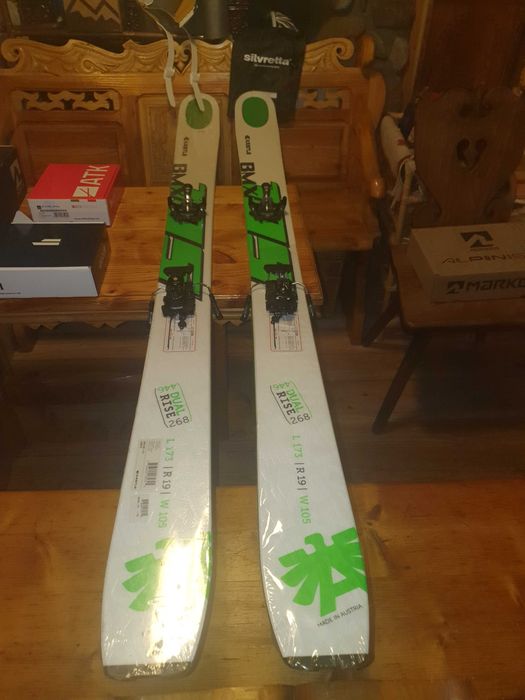 skitur-freeride KASTLE BMX 105dł.173cm z MARKER alpinist + foki