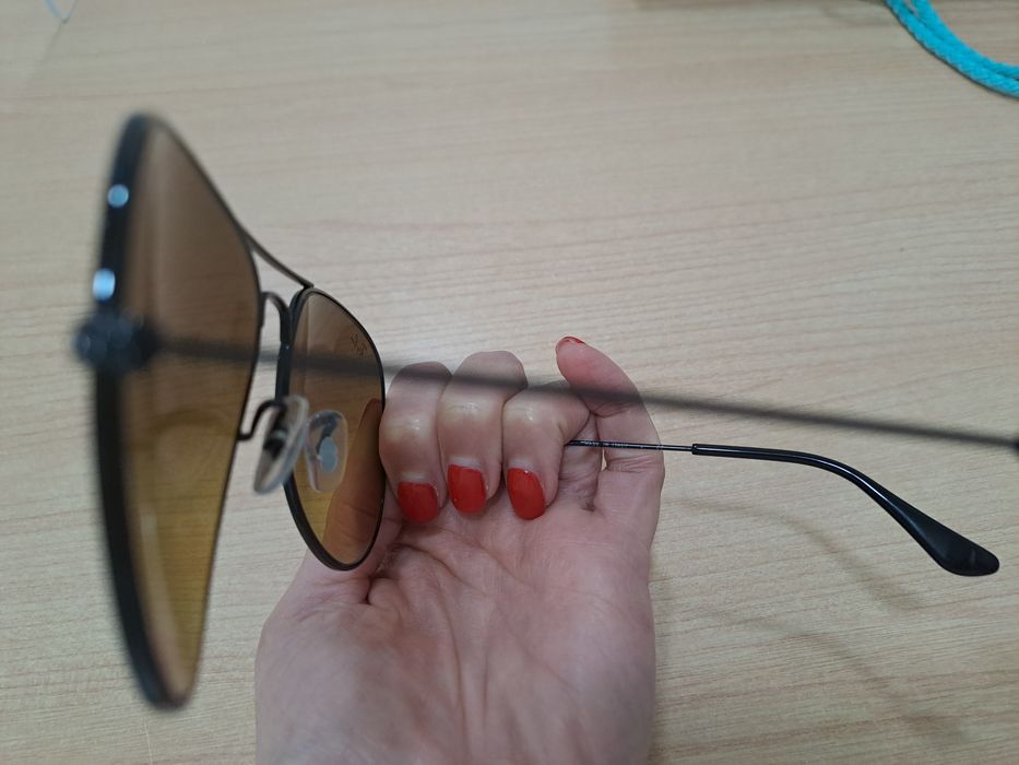 Oculos rayban aviador azul