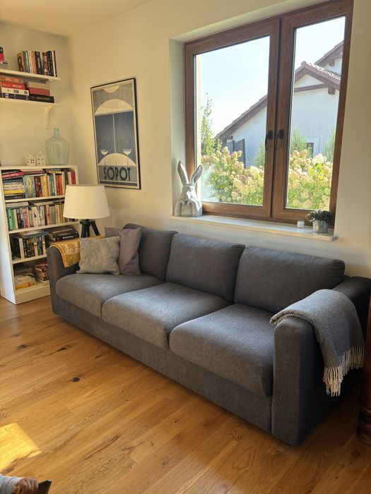 Kanapa sofa Vimle IKEA grantowa