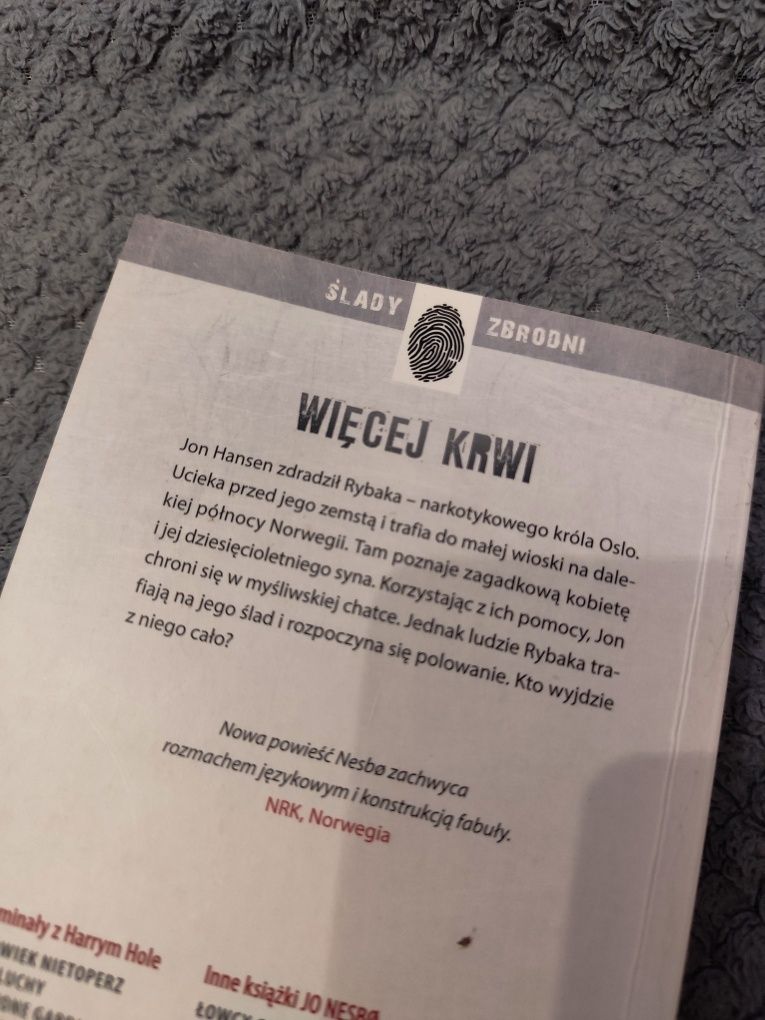 Książka "Więcej krwi" Jo Nesbo