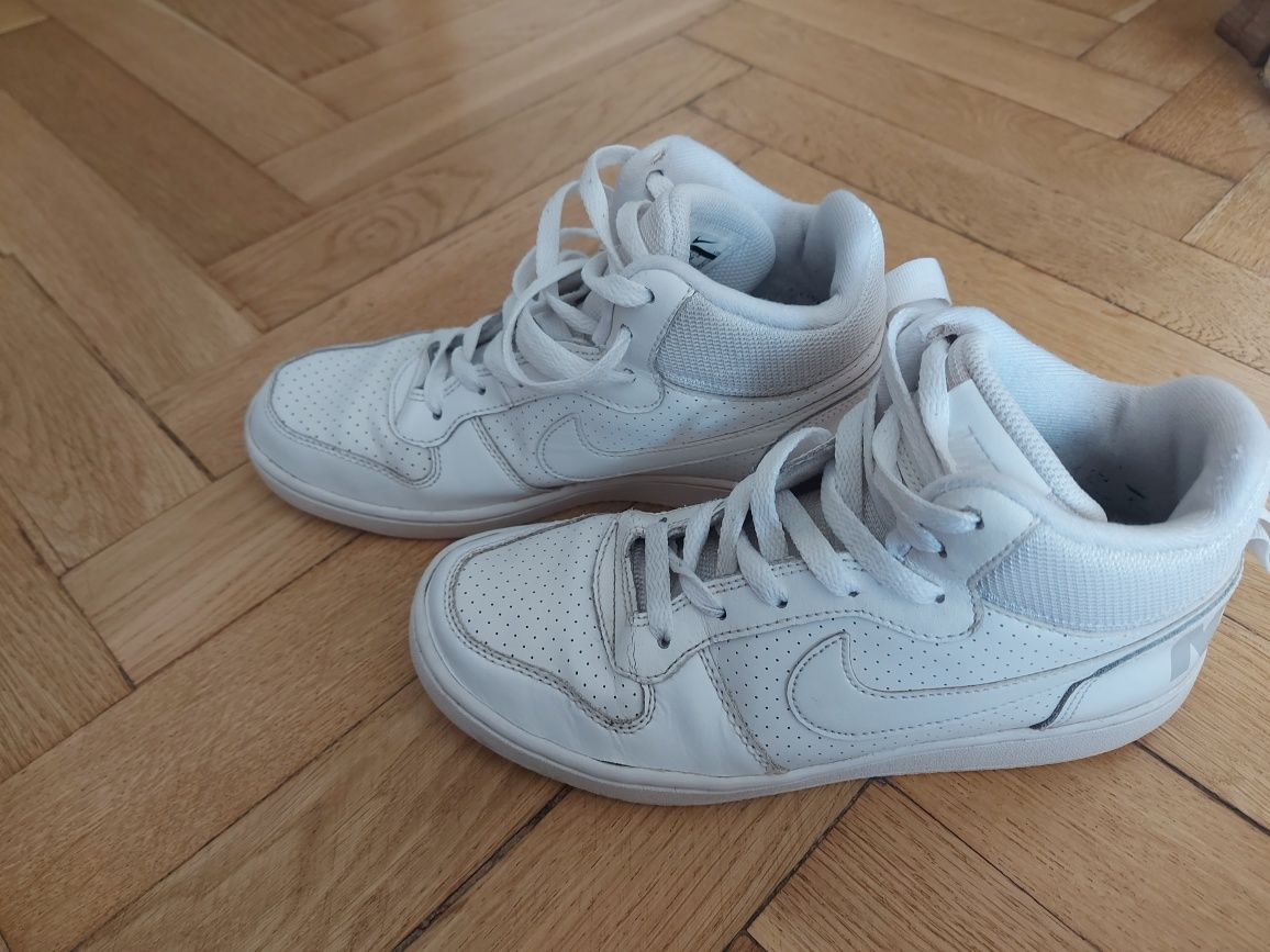 Nike Court Borough Mid2, białe, 38