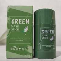 Корейська SEOMOU Маска-стік з органічною глиною та зеленим чаєм, 40 г
