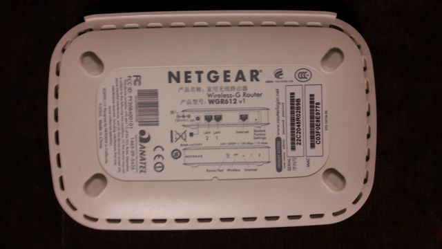 Router Netgear WGR 612