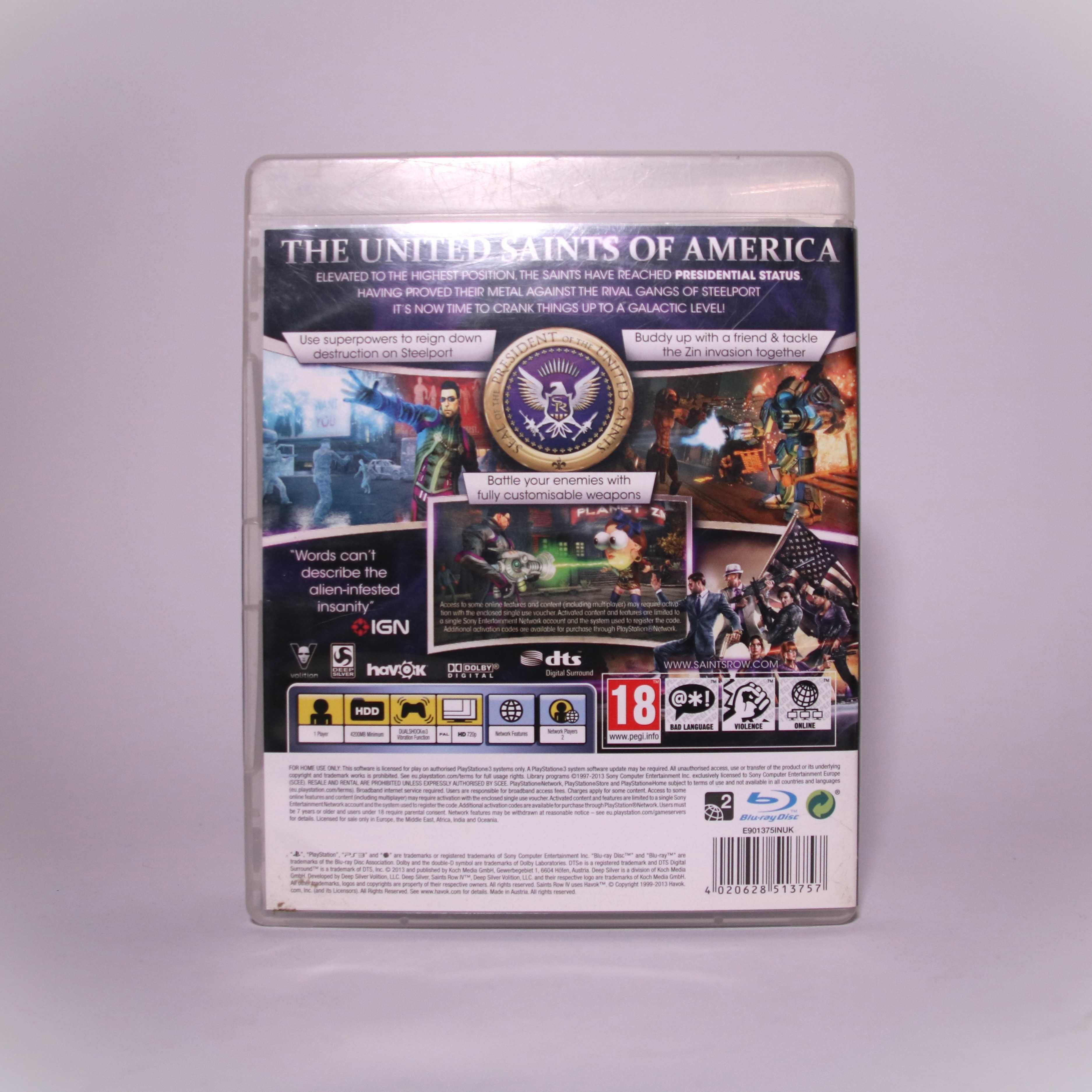 Saints Row IV commander edition PS3