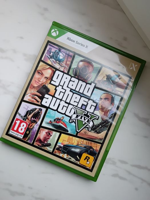 Диск GTA 5 Xbox series X Grand theft auto 5 GTA online 4K 60FPS Ray Tr