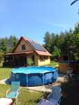 weekendy wakacje domek nad jeziorem - basen, sauna, balia z jacuzzi