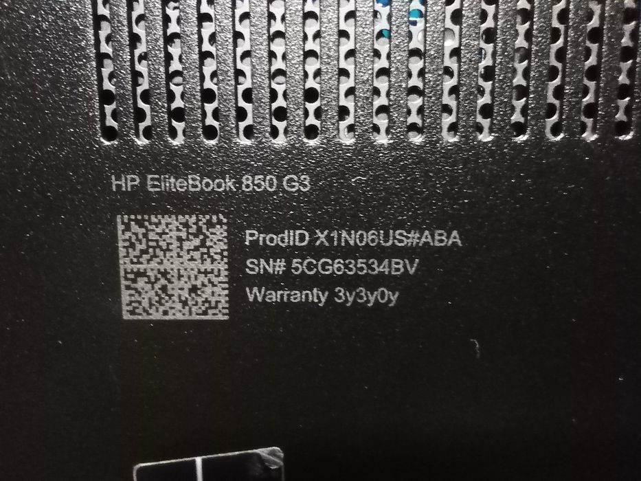 Ноутбук HP EliteBook 850 G3