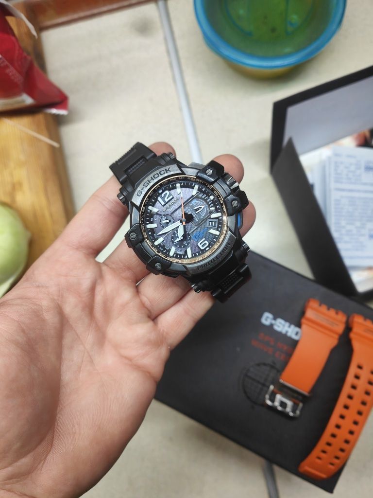 Casio G-Shock GPW1000 Szafir Solar Bransoleta Kompozyt