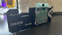 Водоблок RTX 3090 двухсторонний