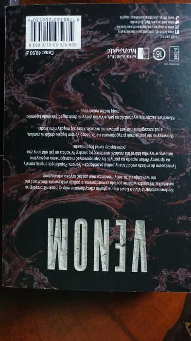 Venom - zestaw trzech książek, trylogia