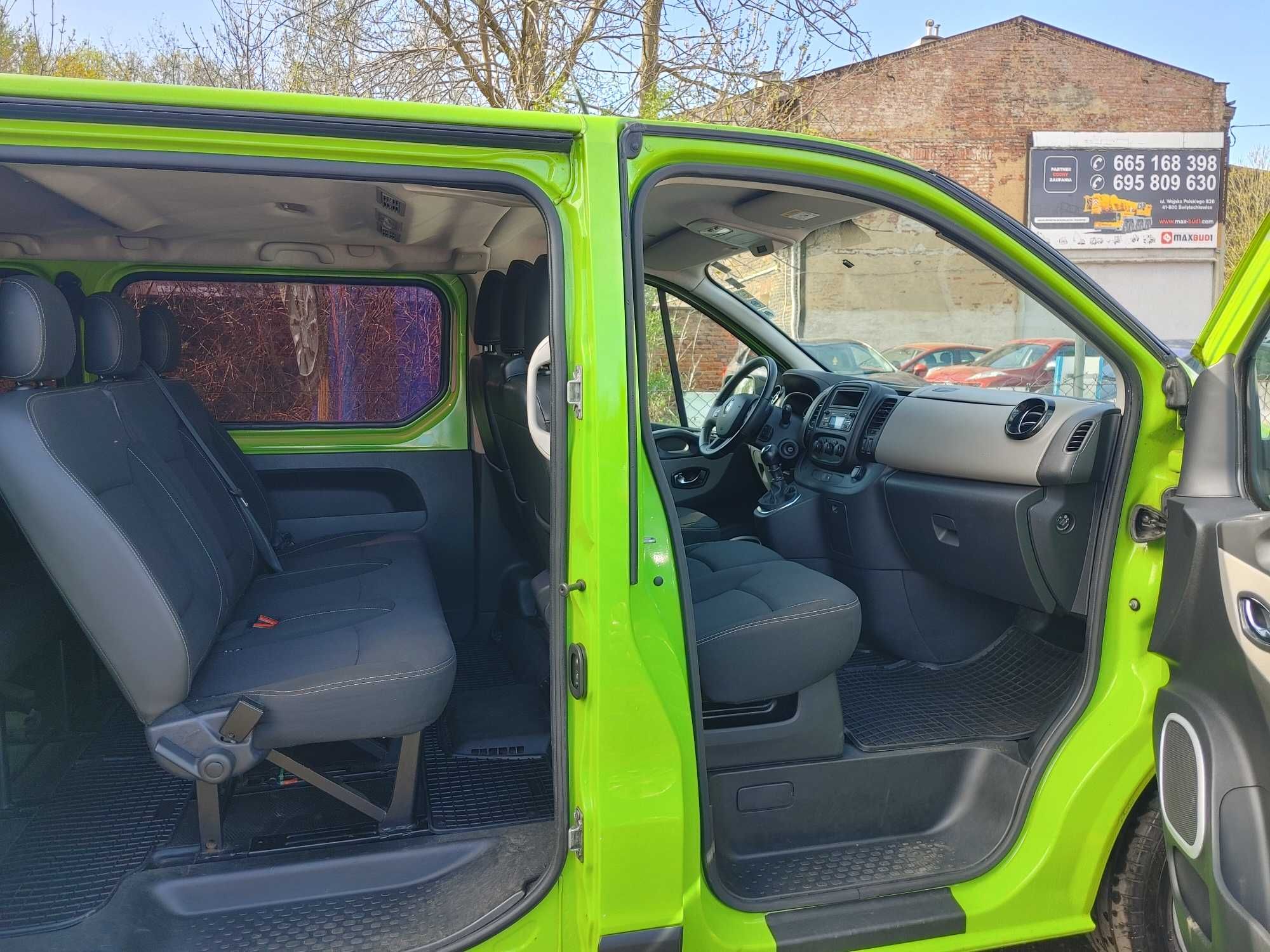 RENAULT TRAFIC 1.6 125 KM, 9 Miejsc, Super Stan, Klima, Piękny, BRUTTO