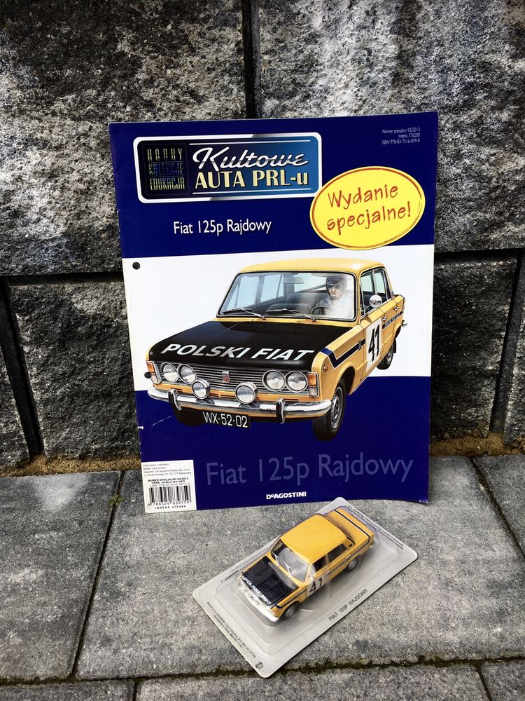 Czasopismo - FIAT 125P RAJDOWY-auta PRL,model,autka,wydanie specjalne