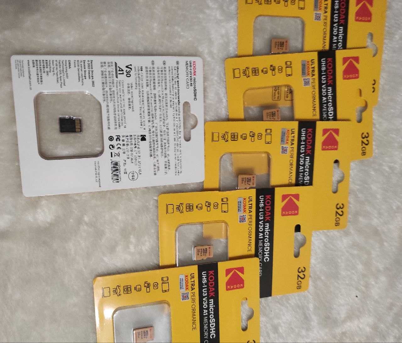 SD карта пам'яті Kodak 32GB, 64GB для телефона, планшета, камери