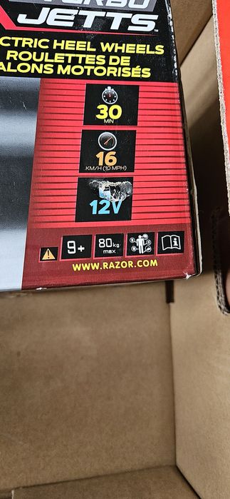 Razor wrotki elektryczne turbo jetts