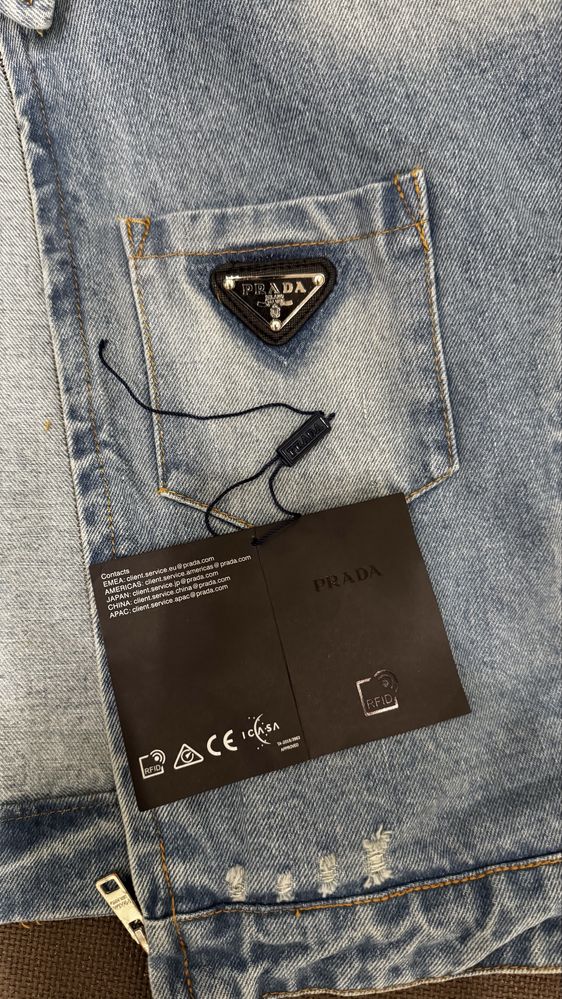 Джинсова куртка, жакет, бомбер Prada XS/S оригінал
