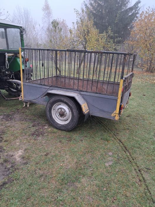 Przyczepka 1 osiowa rolnicza