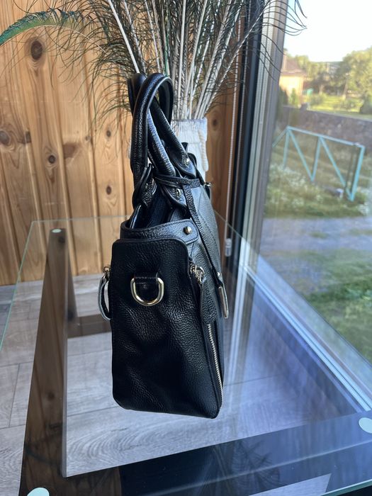 Сумка шкіряна нова Paste чорна та жовте Dior