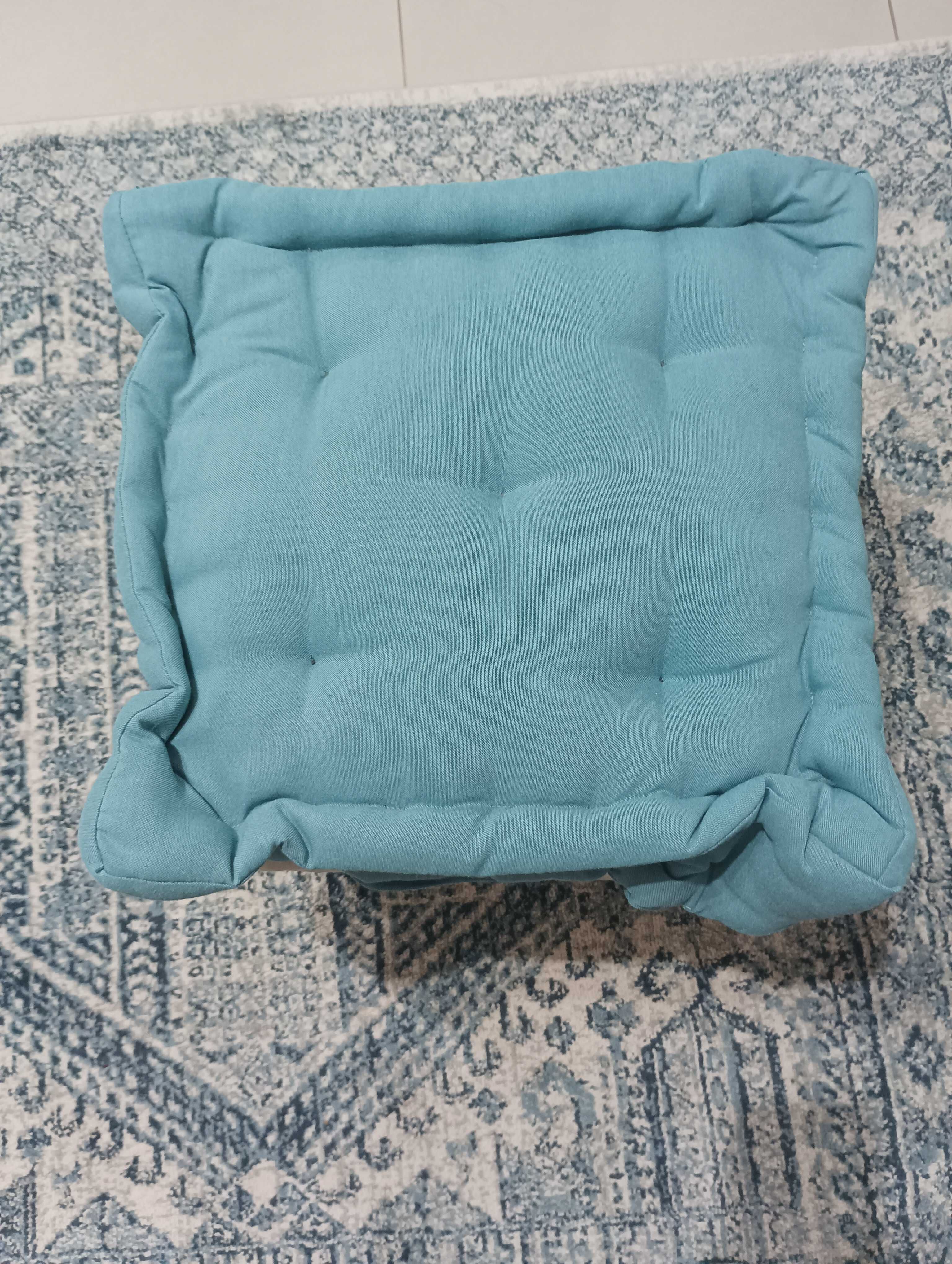 4 Almofadas Turquesa 45x45cm