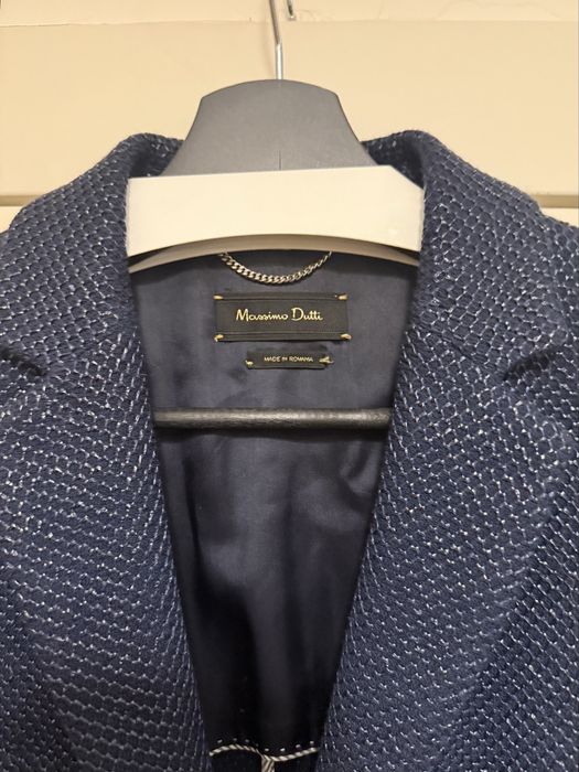 Marynarka Massimo Dutti granatowa r 36 S