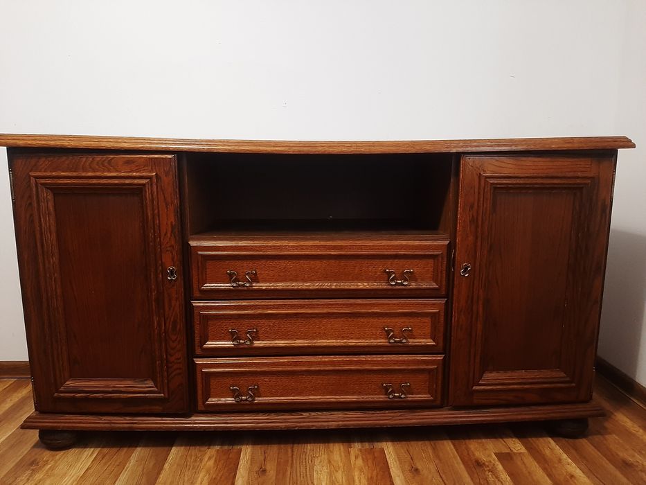 Komoda kolonialna drewniana – solidna, pojemna, stan dobry
