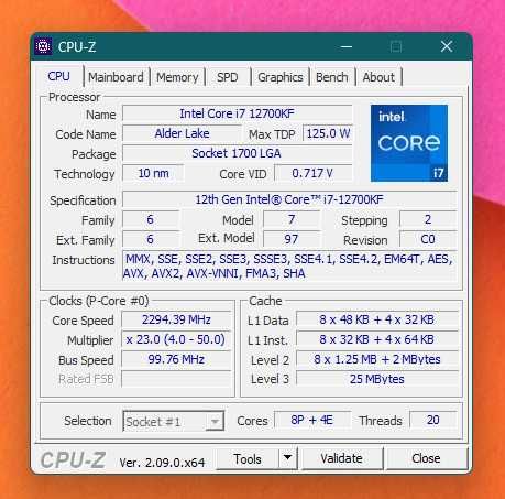 Procesor Intel i7 12700KF BOX