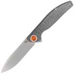 Nóż składany BlackFox Artia Green G10, Stone Washed D2 by Grigorii Mat