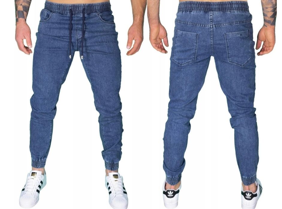 Spodnie Joggery Bojówki Męskie 2XL