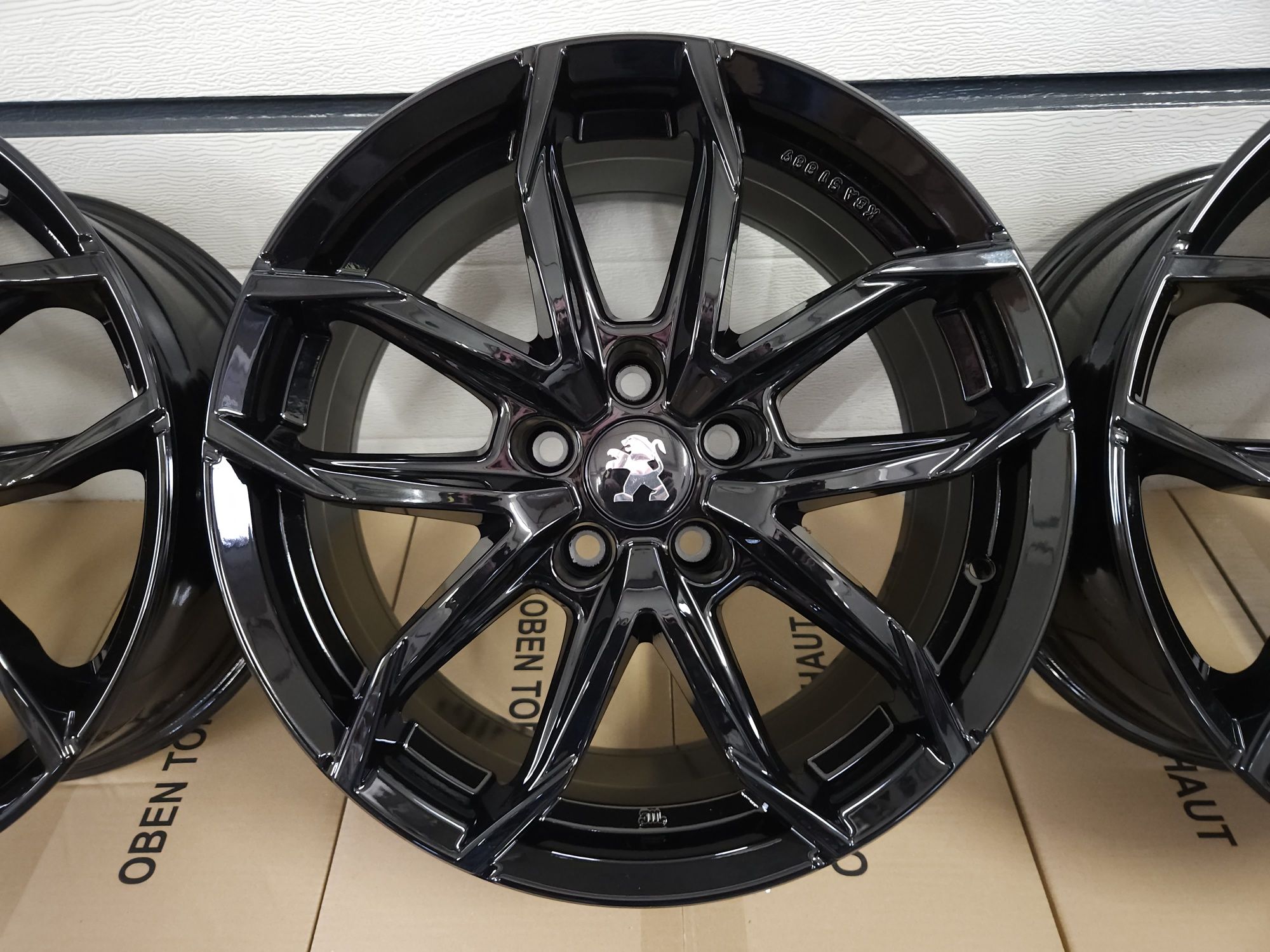 Peugeot 18 " Czarne 5x108 Felgi 308 GT 508 RXH 3008 Nowe 5008