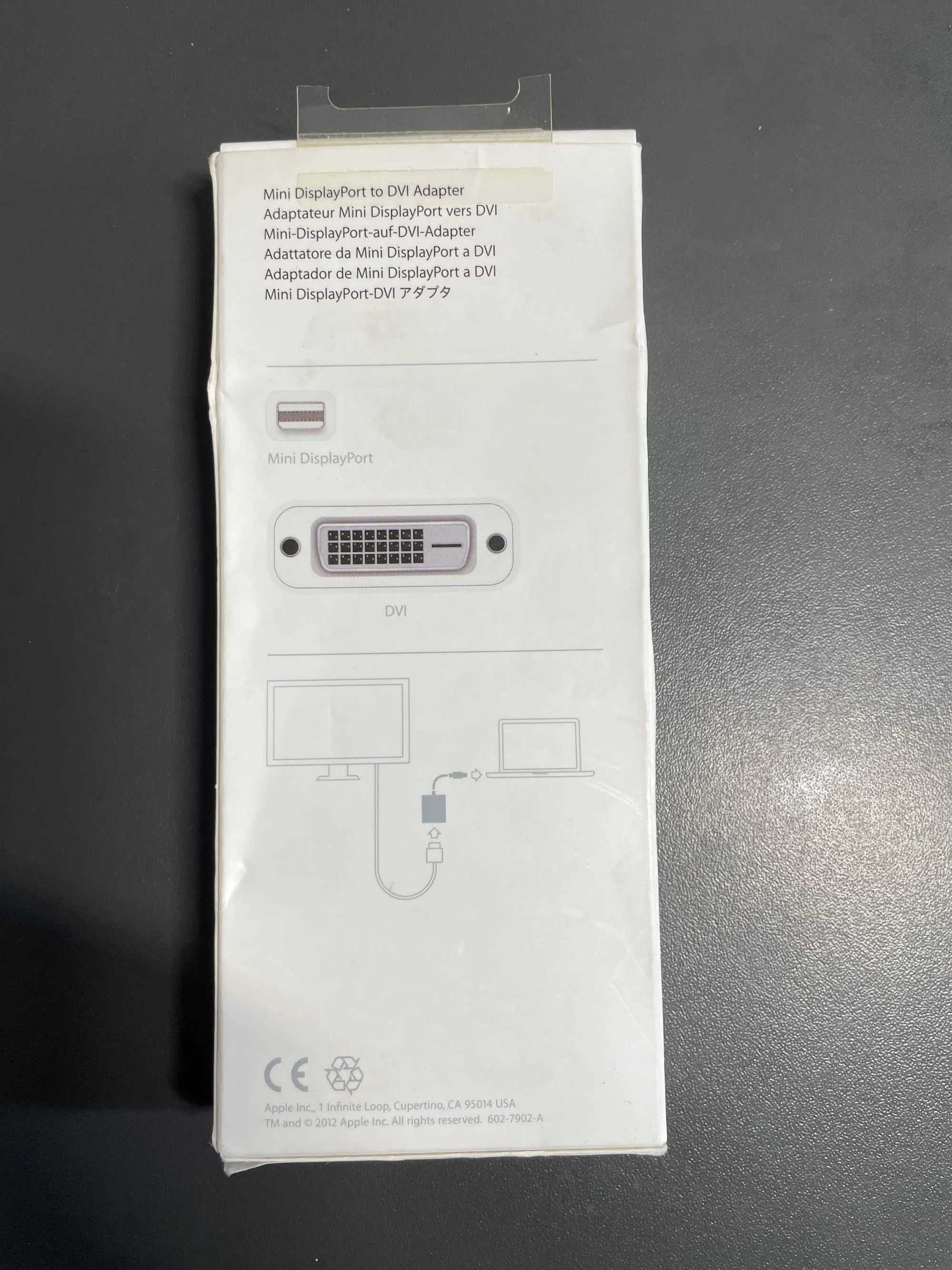 Adapter APPLE Mini DisplayPort - DVI MB570Z/B