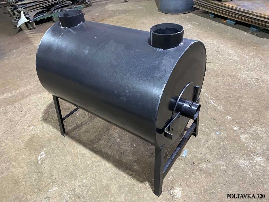 320м3! 5мм! ЭФФЕКТИВНЕЕ БУЛЕРЬЯНА на 30%! Обдув! Печь Буржуйка!