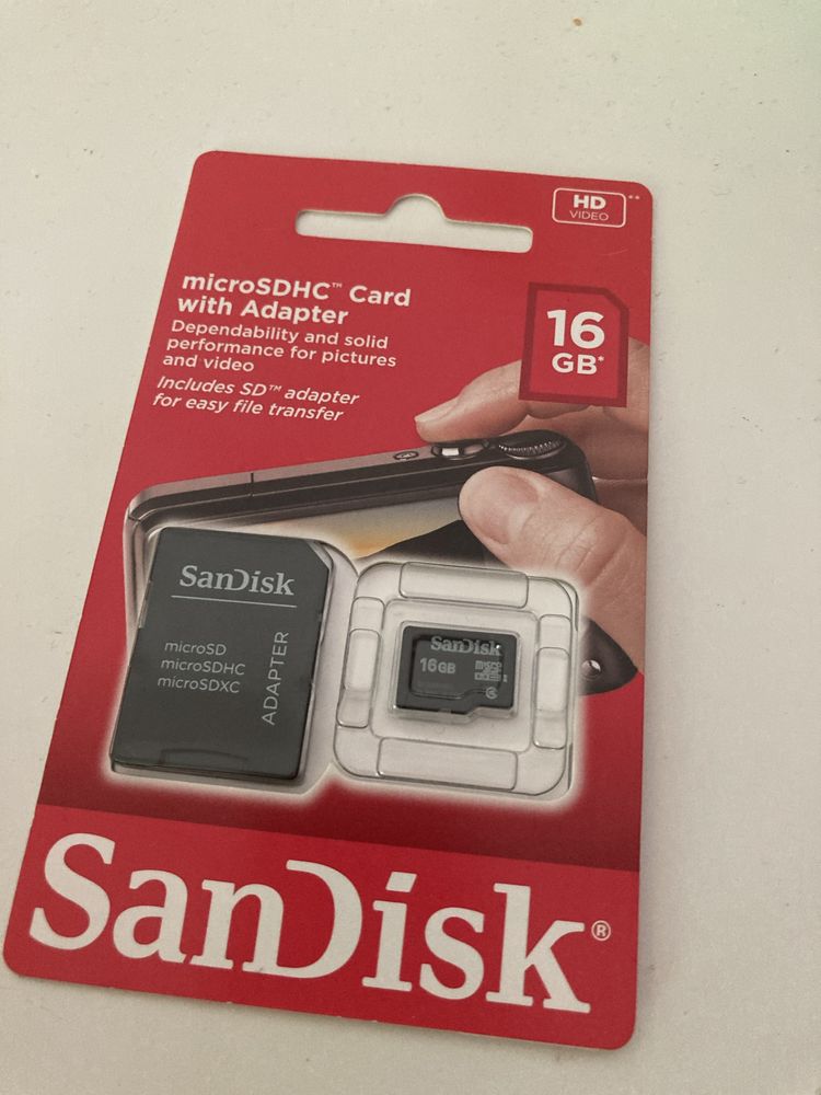 Sandisk 16gb micro sdhc