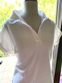 Polo t-shirt w kolorze bieli, r.42-44