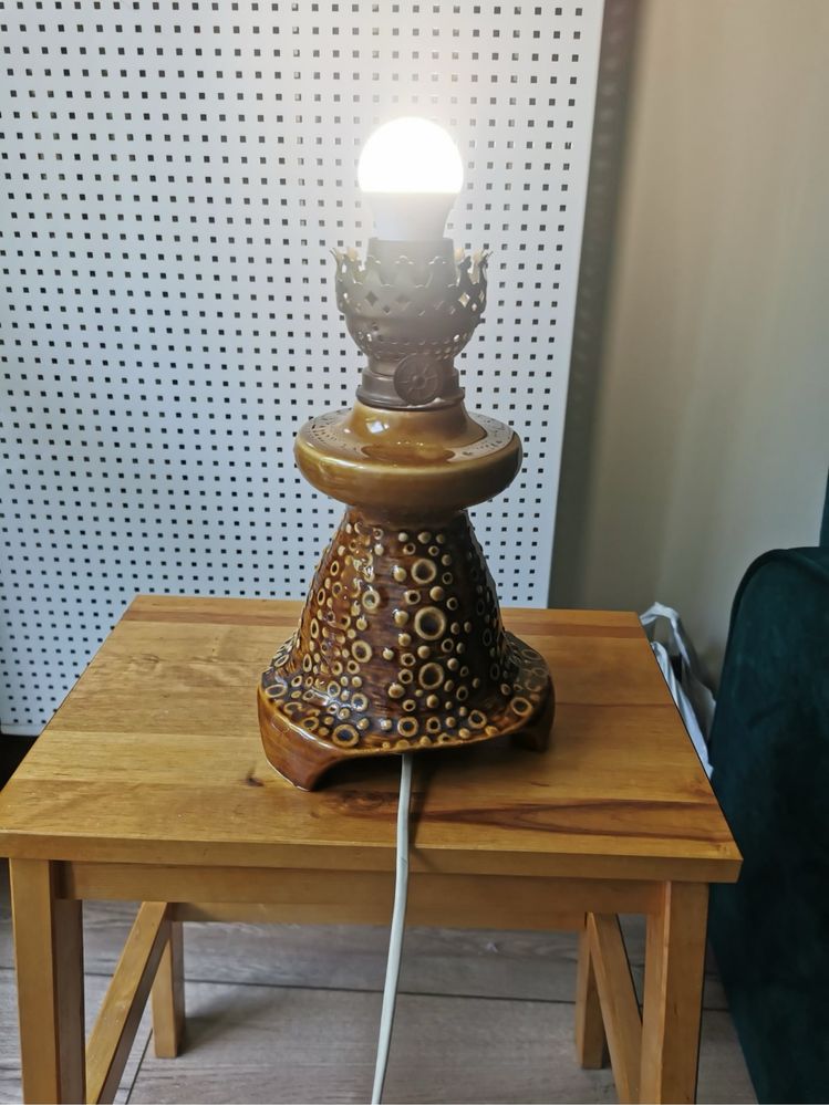 Lampa stołowa Polmo Wałbrzych PRL