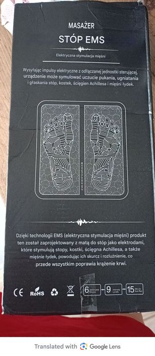 Mata masująca stopy