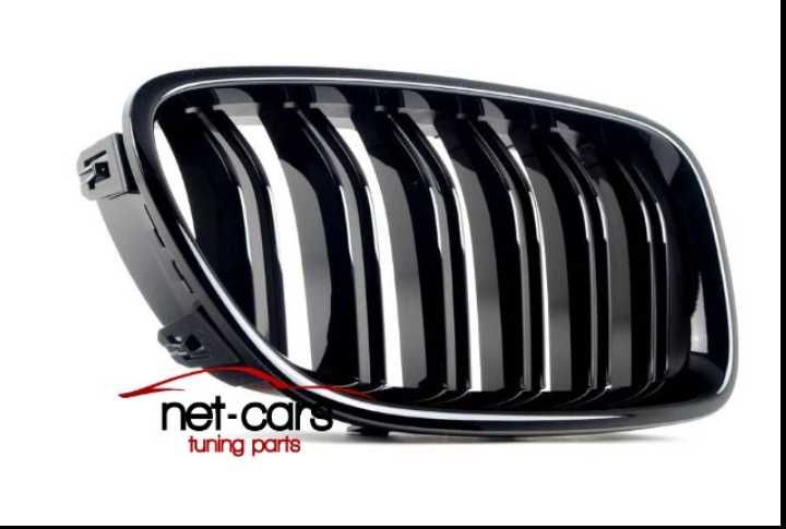 Spoiler przód + grill + dyfuzor BMW F10 MPerformance czarny połysk 0-0